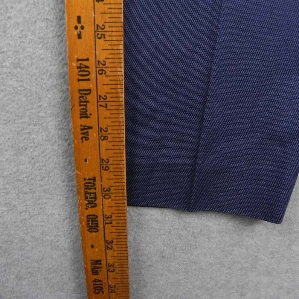 Banana Republic Pants Mens 32 Modern Slim Fit Non-Iron Navy Blue Dress Trousers